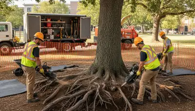 Root protection service in Bakersfield, CA for healthy trees and stable growth