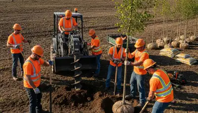 Tree planting service in Bakersfield, CA for healthy, lasting growth