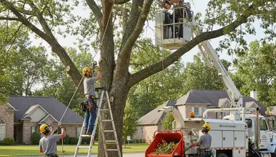 Tree pruning crew serving Bakersfield, CA for safe, healthy canopy growth