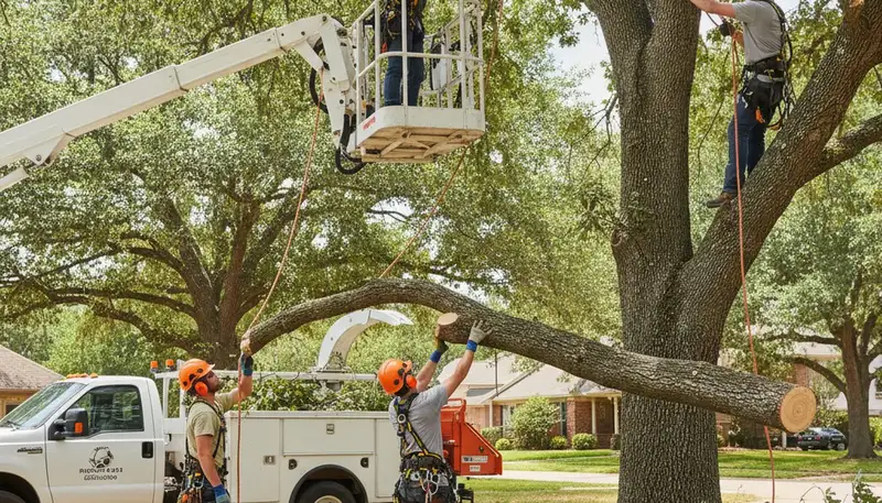 Bakersfield, CA tree trimming crew pruning trees for safer, healthier landscapes